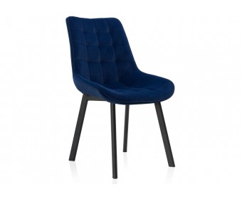 Стул на металлокаркасе Hagen dark blue