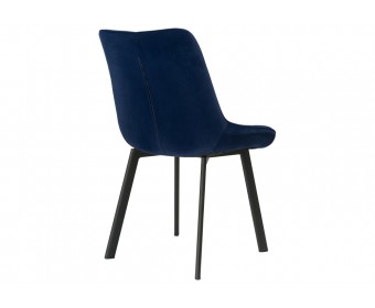 Стул на металлокаркасе Hagen dark blue