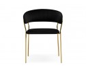 Стул на металлокаркасе Kamelia 1 black / gold в Ростове-на-Дону