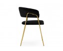 Стул на металлокаркасе Kamelia 1 black / gold в Ростове-на-Дону