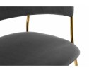 Стул на металлокаркасе Kamelia grey / gold в Ростове-на-Дону