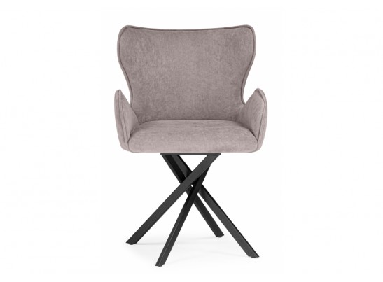 Стул на металлокаркасе Карлайл латте brendy smoke 04 / черный в Ростове-на-Дону