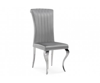 Стул на металлокаркасе Lund dark grey / steel