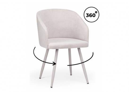 Стул на металлокаркасе Монер 360 светло-серый (glory 36) / серый в Ростове-на-Дону