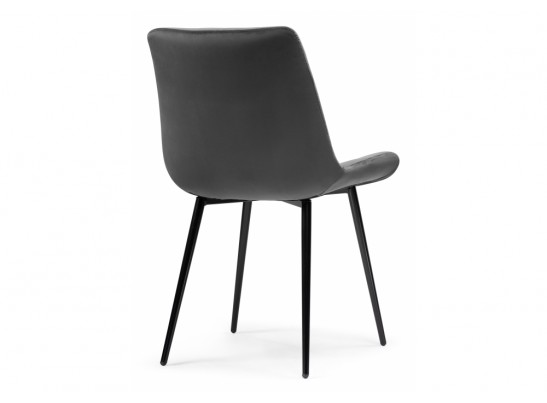 Стул на металлокаркасе Орди графитовый / черный глянец в Ростове-на-Дону