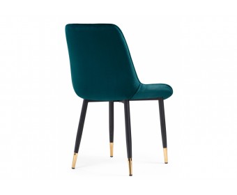 Стул на металлокаркасе Seda 1 green / gold / black