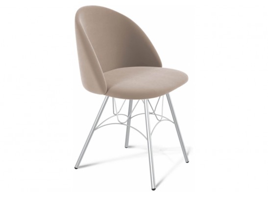 Стул на металлокаркасе SHT-ST35/S100 латте / хром лак в Ростове-на-Дону