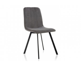 Стул на металлокаркасе Sling dark gray / black