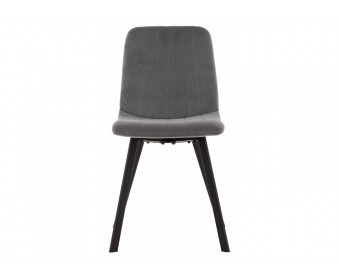 Стул на металлокаркасе Sling dark gray / black
