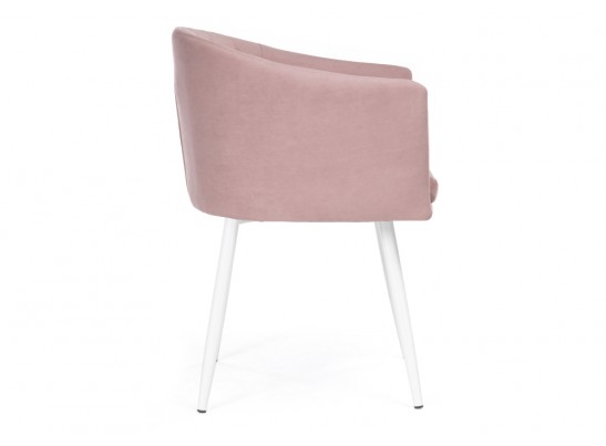 Стул на металлокаркасе Валета пыльно-розовый / белый в Ростове-на-Дону