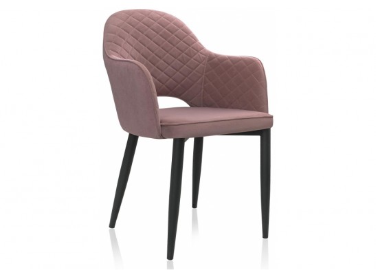 Стул на металлокаркасе Vener light purple / black в Ростове-на-Дону