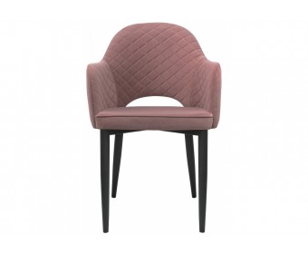 Стул на металлокаркасе Vener light purple / black