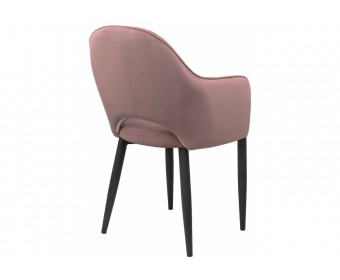 Стул на металлокаркасе Vener light purple / black