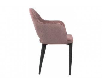 Стул на металлокаркасе Vener light purple / black