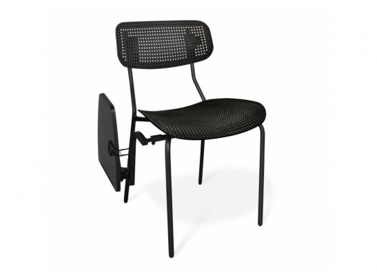 Стул на металокаркасе Sheffilton SHT-S85М-RD черный/черный муар в Ростове-на-Дону