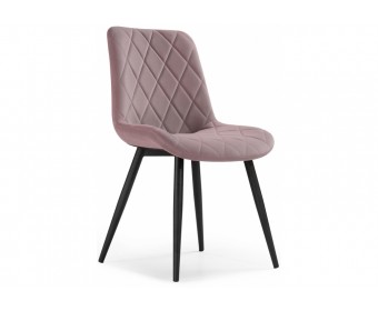 Стул на металлокаркасе Fox light purple / black