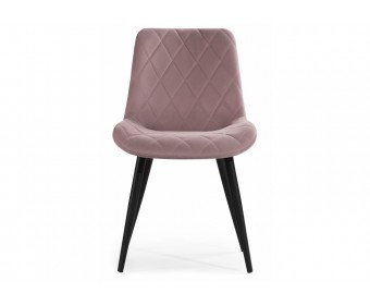 Стул на металлокаркасе Fox light purple / black