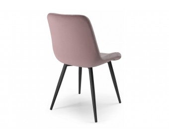 Стул на металлокаркасе Fox light purple / black