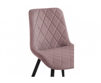Стул на металлокаркасе Fox light purple / black