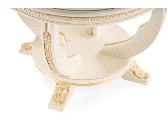 Журнальный столик Луис 70х52 слоновая кость / золото в Ростове-на-Дону