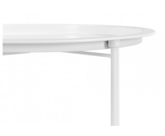 Журнальный столик-поднос Tray 47х51 white