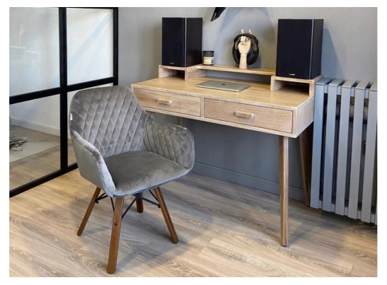 Кресло SHT-ST38/S70 угольно-серый / темный орех / черный в Ростове-на-Дону