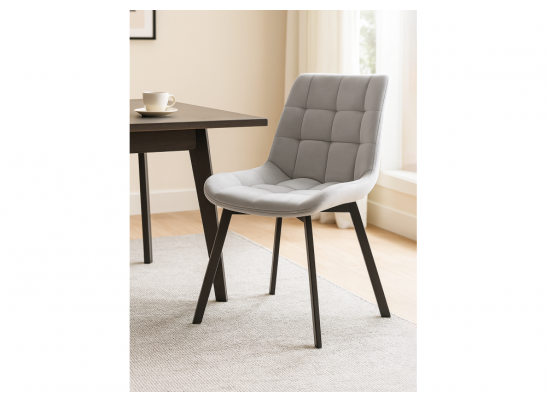 Стул МР Стронг светло-серый (hl 63) / 1П черный каркас в Ростове-на-Дону