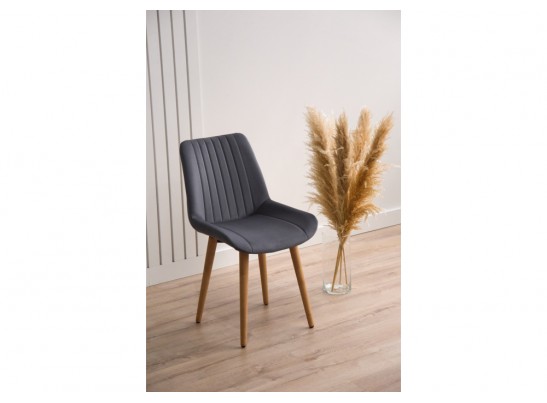 Деревянный стул Седа 360 темно-серый (zd 995) / светлое дерево в Ростове-на-Дону