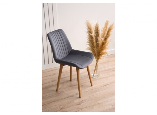 Деревянный стул Седа темно-серый (zd 995) / светлое дерево в Ростове-на-Дону