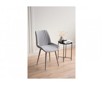 Стул на металлокаркасе Седа 360 светло-серый (zd 960) / серый