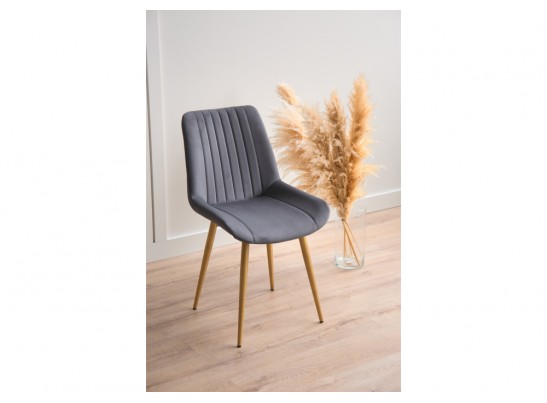 Стул на металлокаркасе Седа темно-серый (zd 995) / золотой в Ростове-на-Дону