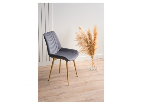 Стул на металлокаркасе Седа темно-серый (zd 995) / золотой в Ростове-на-Дону