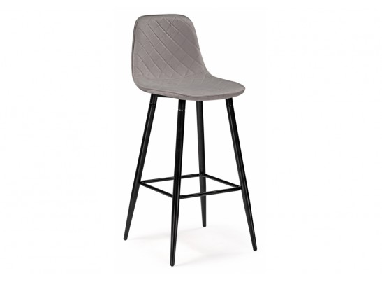 Барный стул Capri light gray / black в Ростове-на-Дону