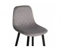 Барный стул Capri light gray / black в Ростове-на-Дону
