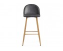 Барный стул Dodo 1 dark grey with edging / wood в Ростове-на-Дону