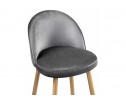 Барный стул Dodo 1 dark grey with edging / wood в Ростове-на-Дону