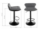 Барный стул Domus черный / серый в Ростове-на-Дону