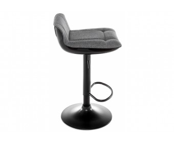 Барный стул Domus черный / серый