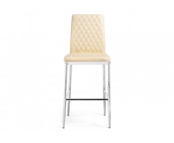 Барный стул Teon beige / chrome