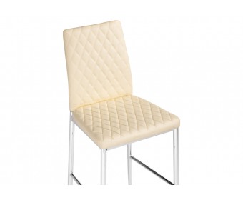 Барный стул Teon beige / chrome
