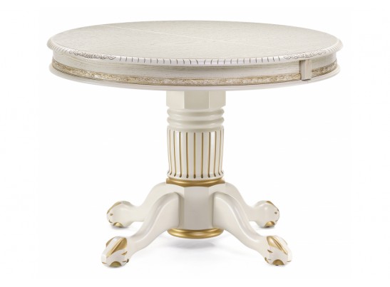 Деревянный стол Альфред крем / золотая патина в Ростове-на-Дону