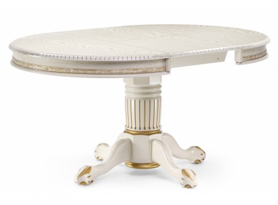 Деревянный стол Альфред крем / золотая патина в Ростове-на-Дону