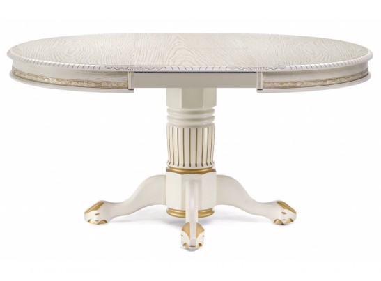 Деревянный стол Альфред крем / золотая патина в Ростове-на-Дону