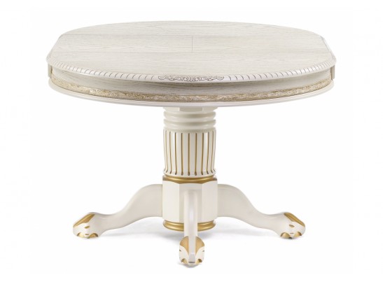 Деревянный стол Альфред крем / золотая патина в Ростове-на-Дону