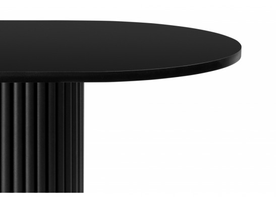 Деревянный стол Барон О 160 х 90 черная пленка шагрень / черный в Ростове-на-Дону