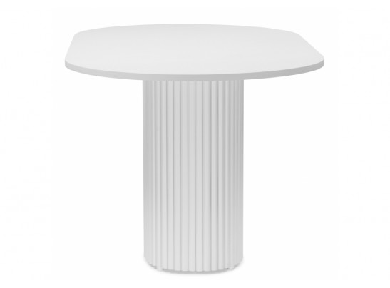 Деревянный стол Барон О 200 х 90 белая пленка шагрень / белый в Ростове-на-Дону