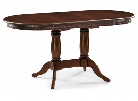 Деревянный стол Кантри 120 овальный орех / коричневая патина в Ростове-на-Дону