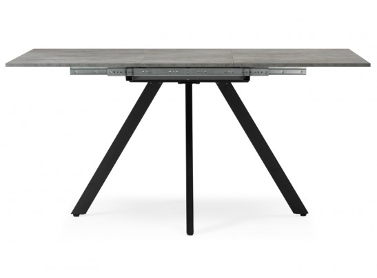 Деревянный стол Райн 116(160)x77 раздвижной цемент / черный в Ростове-на-Дону