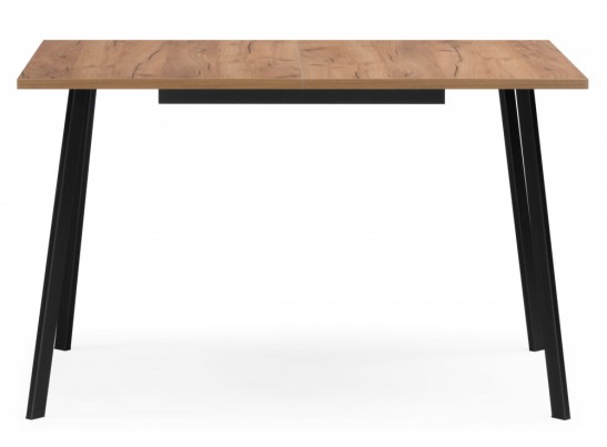 Деревянный стол Кортни 117 (157) x 77 дуб крафт золотой / черный матовый в Ростове-на-Дону