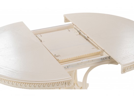 Деревянный стол Нозеан круглый бежевый / золото в Ростове-на-Дону